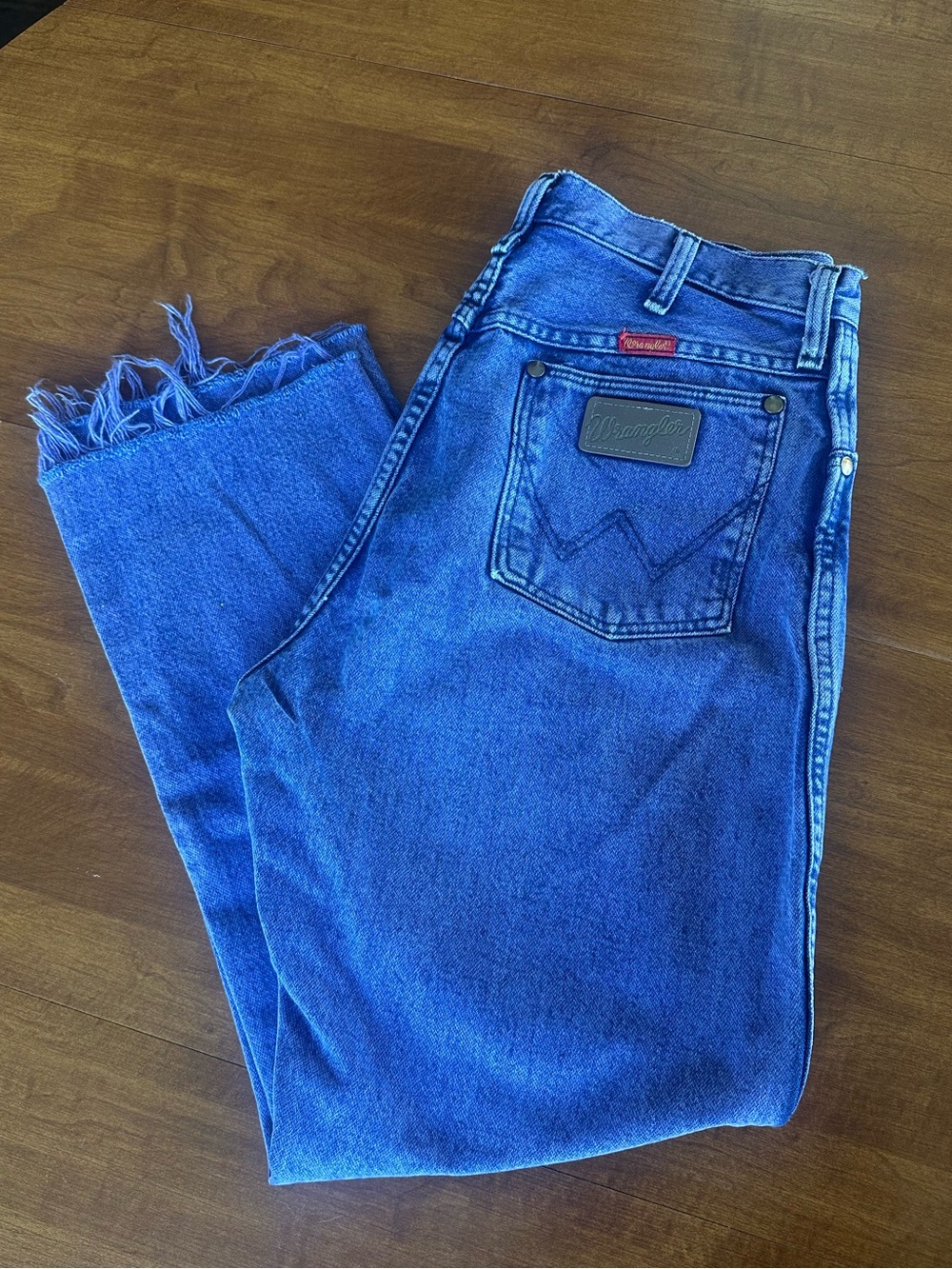 Purple Wash Wrangler Jeans